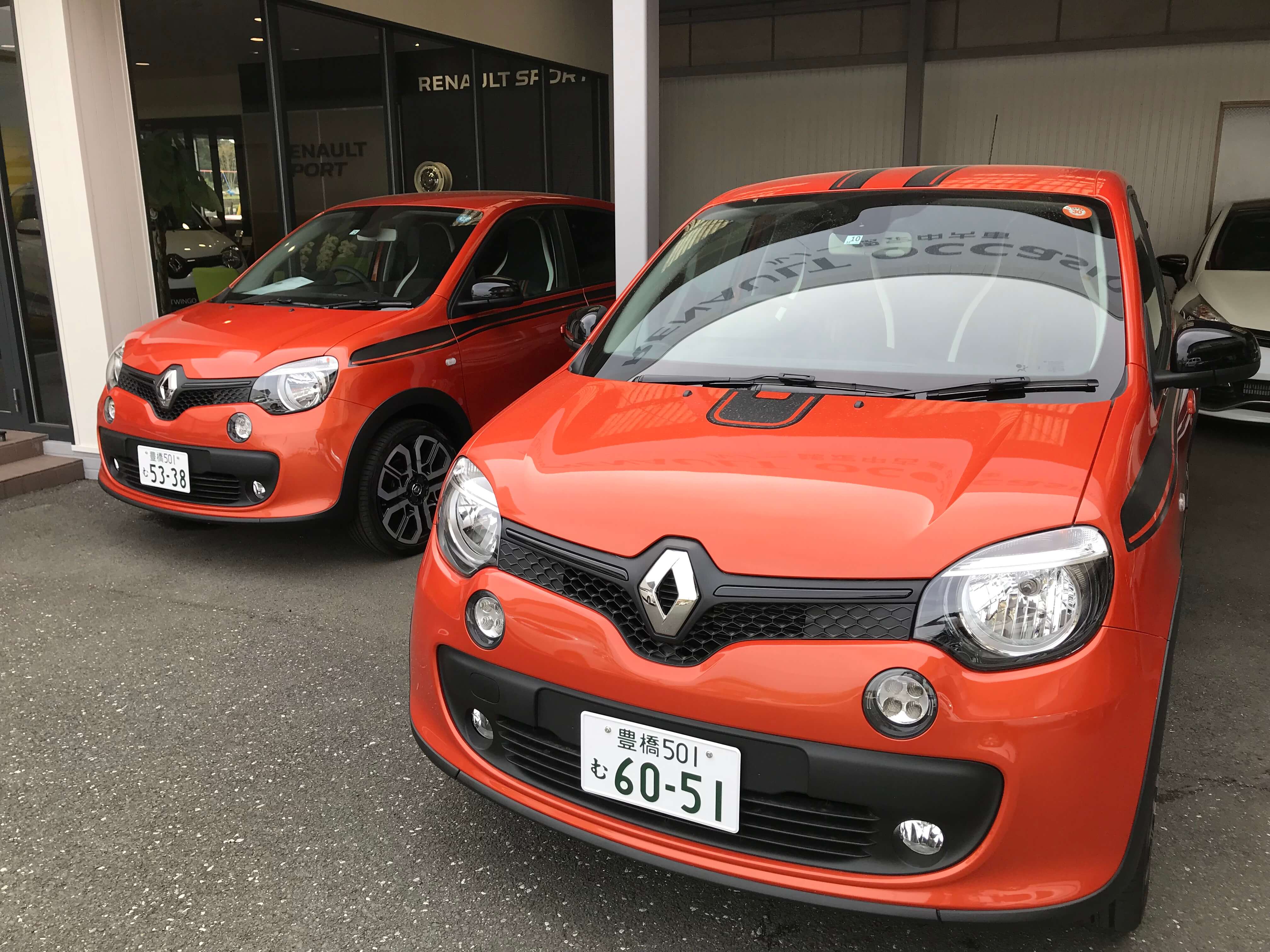 Renault Japon ルノー豊川 マニュアルモデルの試乗車乗り比べ出来ます